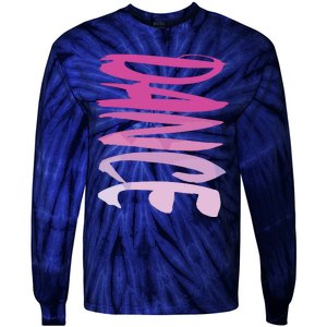 Dance Fun And Colorful Pink Teen Girl And Woman Tie-Dye Long Sleeve Shirt