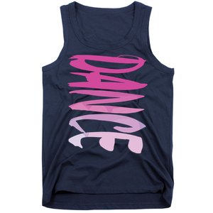 Dance Fun And Colorful Pink Teen Girl And Woman Tank Top