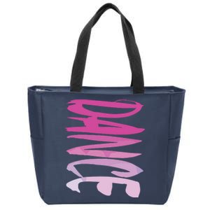 Dance Fun And Colorful Pink Teen Girl And Woman Zip Tote Bag