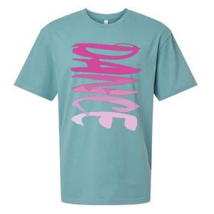 Dance Fun And Colorful Pink Teen Girl And Woman Sueded Cloud Jersey T-Shirt