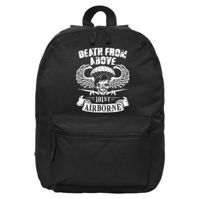 Death From Above 101st Airborne 16 in Basic Backpack