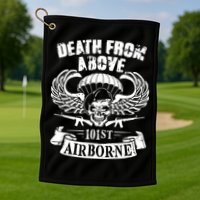 Death From Above 101st Airborne Golf Towel