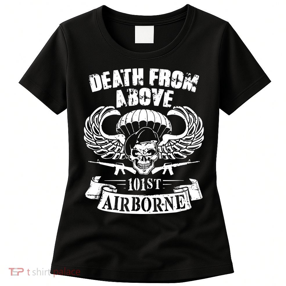 Death From Above 101st Airborne Womens T-Shirt