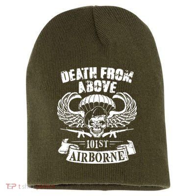 Death From Above 101st Airborne Short Acrylic Beanie