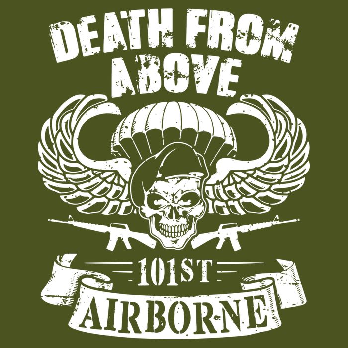 Death From Above 101st Airborne Short Acrylic Beanie