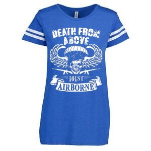 Death From Above 101st Airborne Enza Ladies Jersey Football T-Shirt