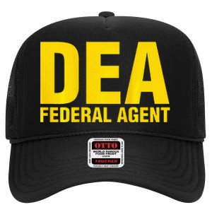 Dea Federal Agent Uniform Costume High Crown Mesh Back Trucker Hat