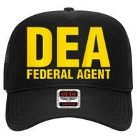 Dea Federal Agent Uniform Costume High Crown Mesh Back Trucker Hat