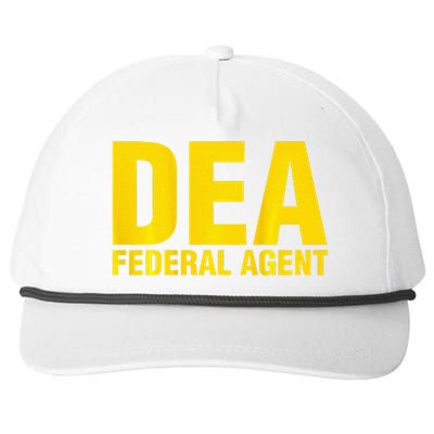 Dea Federal Agent Uniform Costume Snapback Five-Panel Rope Hat