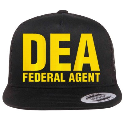 Dea Federal Agent Uniform Costume Flat Bill Trucker Hat