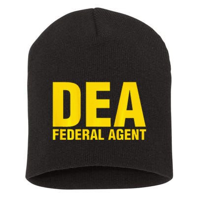 Dea Federal Agent Uniform Costume Short Acrylic Beanie