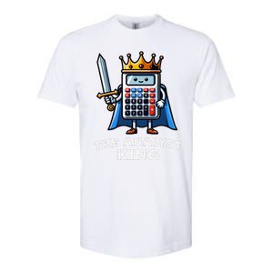 Data Financial Analyst King Funny Illustration Calculator Softstyle CVC T-Shirt