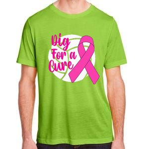 Dig For A Cure Breast Cancer Awareness Volleyball Pink Out Adult ChromaSoft Performance T-Shirt