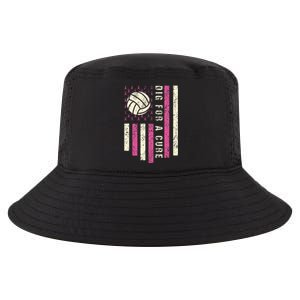 Dig For A Cure Breast Volleyball Cool Comfort Performance Bucket Hat