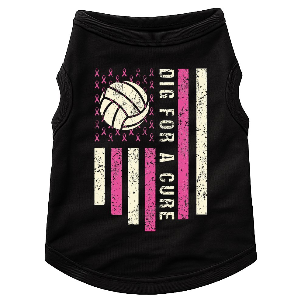 Dig For A Cure Breast Volleyball Doggie Tank