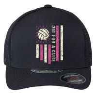 Dig For A Cure Breast Volleyball Flexfit Unipanel Trucker Cap