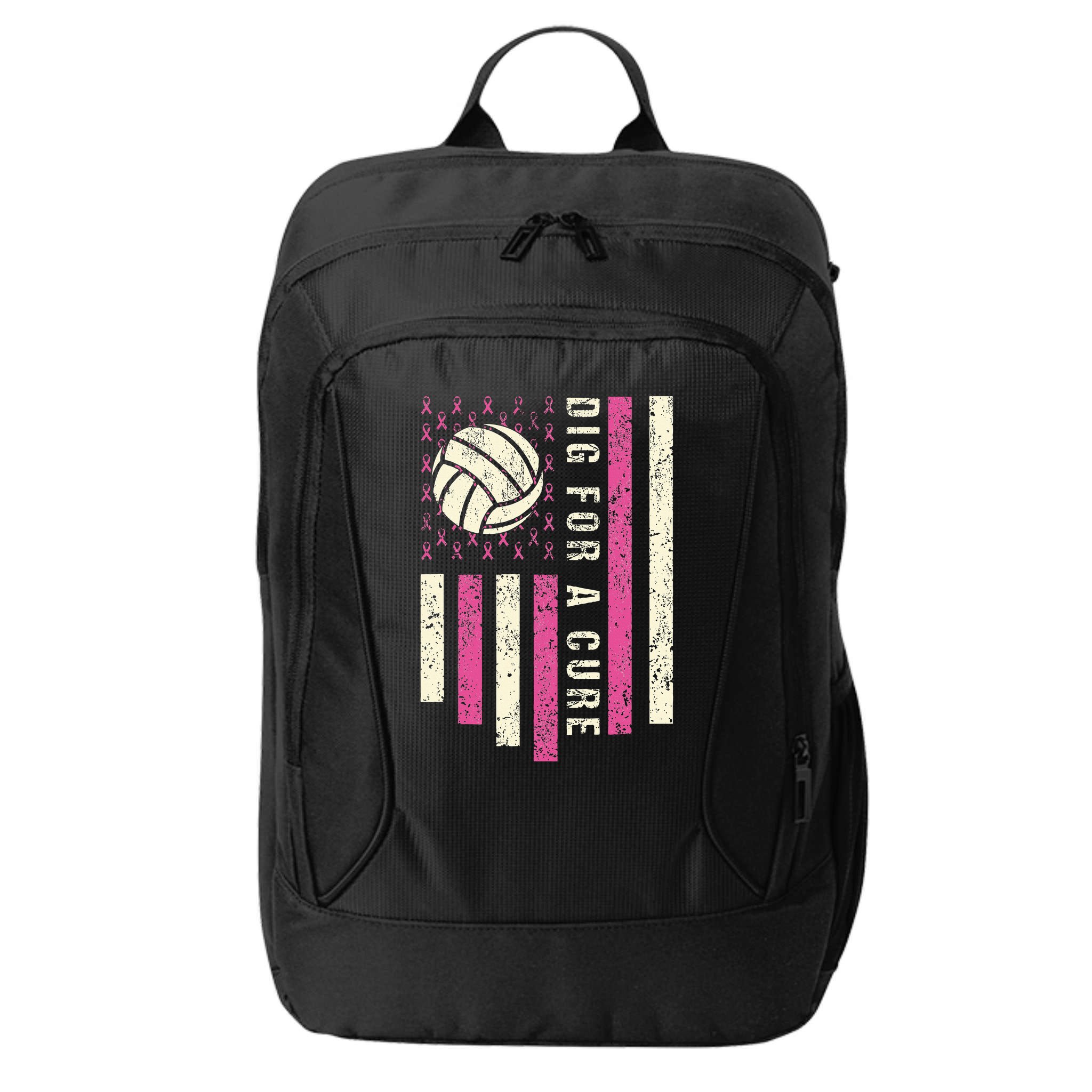 Dig For A Cure Breast Volleyball City Backpack