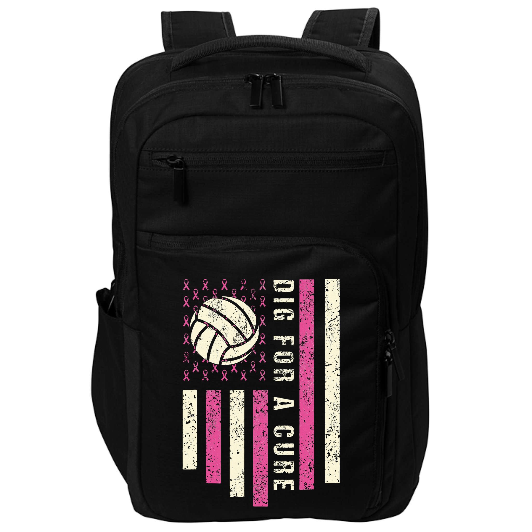 Dig For A Cure Breast Volleyball Impact Tech Backpack