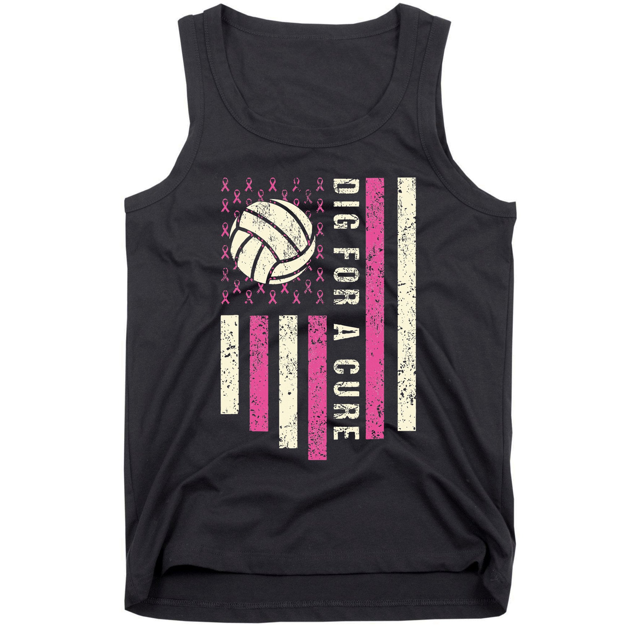 Dig For A Cure Breast Volleyball Tank Top