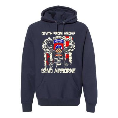 Death From Above 82nd Airborne Division Veteran Premium Hoodie