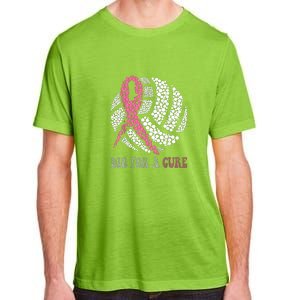 Dig For A Cure Breast Cancer Awareness Volleyball Pink Out Adult ChromaSoft Performance T-Shirt