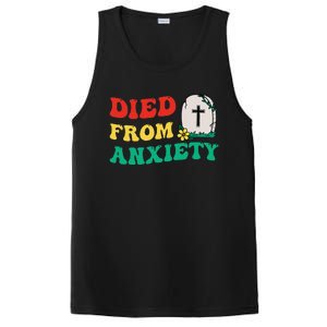 Died From Anxiety Quote PosiCharge Competitor Tank