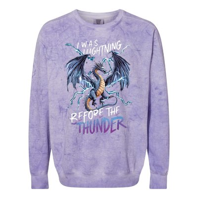 Dragon Fantasy Art Design Colorblast Crewneck Sweatshirt