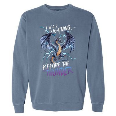 Dragon Fantasy Art Design Garment-Dyed Sweatshirt