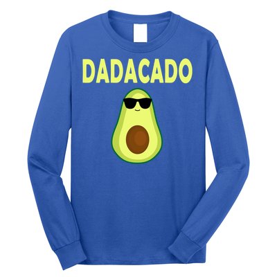 Dadacado Funny Avocado Dad FatherS Day Daddy Gift Long Sleeve Shirt