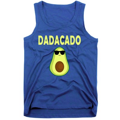 Dadacado Funny Avocado Dad FatherS Day Daddy Gift Tank Top