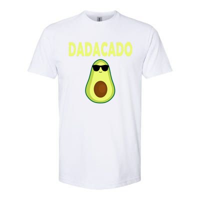 Dadacado Funny Avocado Dad FatherS Day Daddy Gift Softstyle CVC T-Shirt