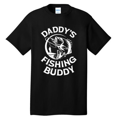 Daddy's Fishing Buddy Young Fisherman Tall T-Shirt