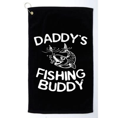 Daddys Fishing Buddy Fisherman Golf Towel