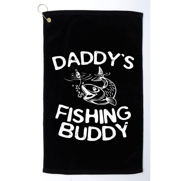Daddys Fishing Buddy Fisherman Golf Towel