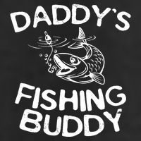Daddys Fishing Buddy Fisherman Golf Towel