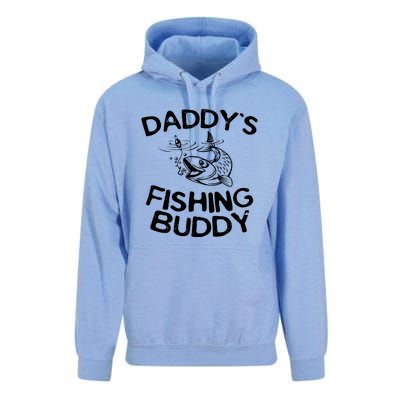 Daddys Fishing Buddy Fisherman Unisex Surf Hoodie