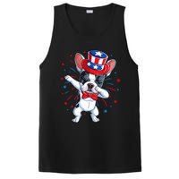 Dabbing French Bulldog 4th Of July Usa Flag PosiCharge Competitor Tank