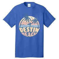 Destin Florida Beach Surf Summer Vacation Vintage Cool Gift Tall T-Shirt