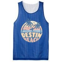 Destin Florida Beach Surf Summer Vacation Vintage Cool Gift Mesh Reversible Basketball Jersey Tank