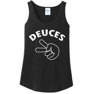 Deuces Funny Bye Ladies Essential Tank