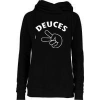 Deuces Funny Bye Womens Funnel Neck Pullover Hood