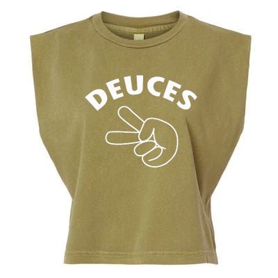 Deuces Funny Bye Garment-Dyed Women's Muscle Tee