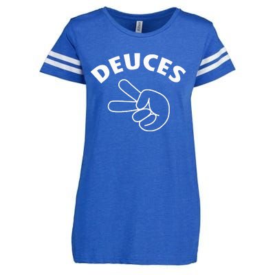 Deuces Funny Bye Enza Ladies Jersey Football T-Shirt