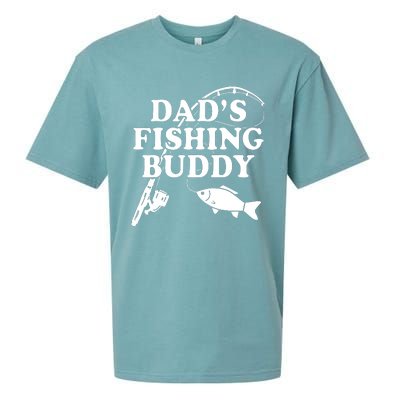 Dads Fishing Buddy Dad Matching Sueded Cloud Jersey T-Shirt