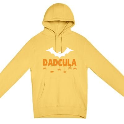 Dadcula Funny Bat Boo Dad Halloween Costume Design Halloween Great Gift Premium Pullover Hoodie