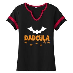 Dadcula Funny Bat Boo Dad Halloween Costume Design Halloween Great Gift Ladies Halftime Notch Neck Tee