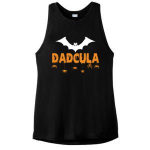 Dadcula Funny Bat Boo Dad Halloween Costume Design Halloween Great Gift Ladies PosiCharge Tri-Blend Wicking Tank