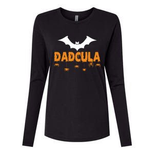 Dadcula Funny Bat Boo Dad Halloween Costume Design Halloween Great Gift Womens Cotton Relaxed Long Sleeve T-Shirt