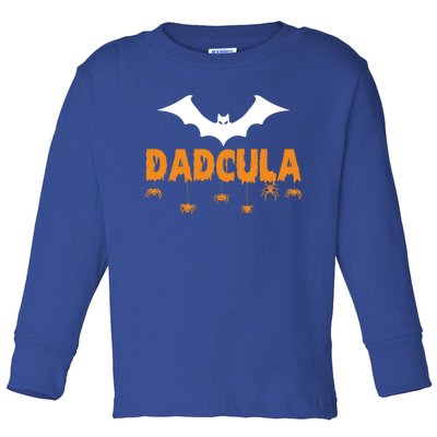 Dadcula Funny Bat Boo Dad Halloween Costume Design Halloween Great Gift Toddler Long Sleeve Shirt