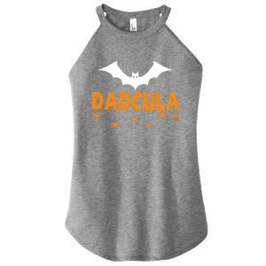 Dadcula Funny Bat Boo Dad Halloween Costume Design Halloween Great Gift Women's Perfect Tri Rocker Tank